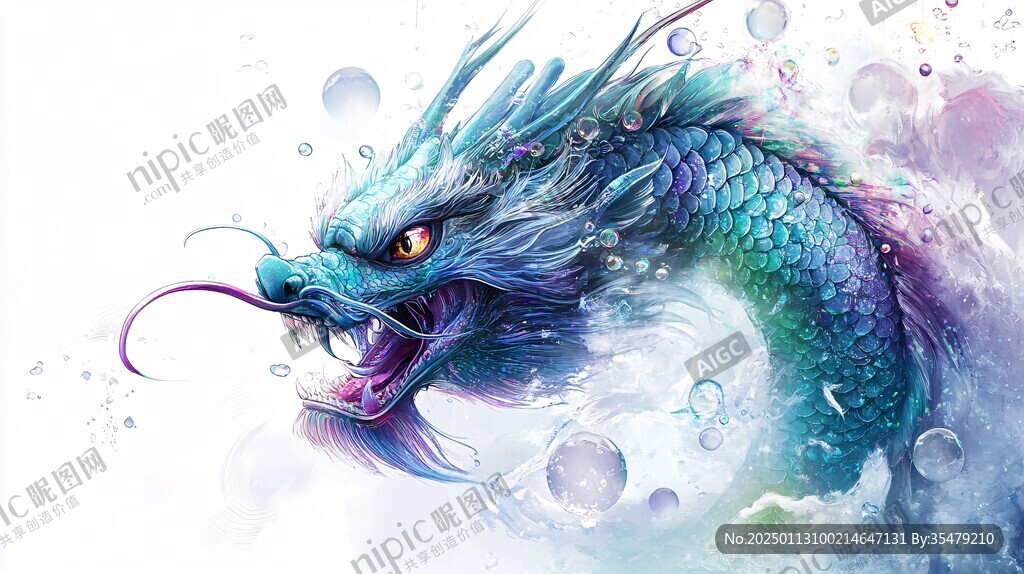 龙吐水壁纸