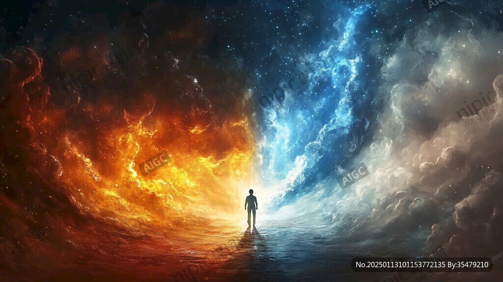 唯美宇宙会议背景