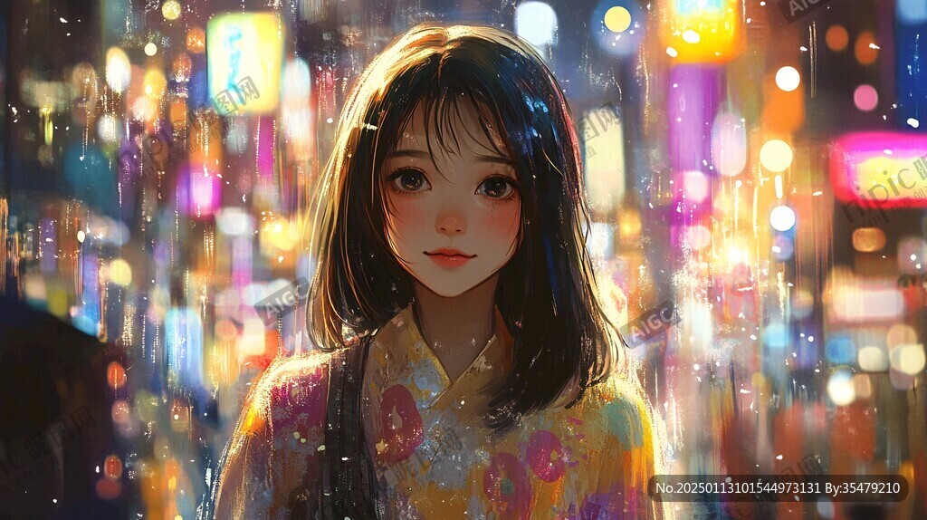 插画人像