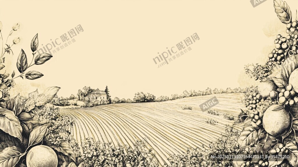 丰收背景图