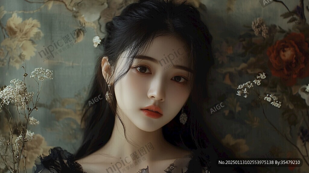 仙气清冷少女壁纸图片