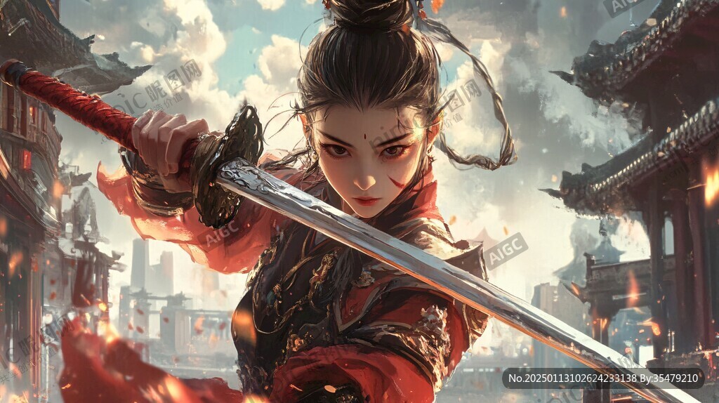 武艺插画