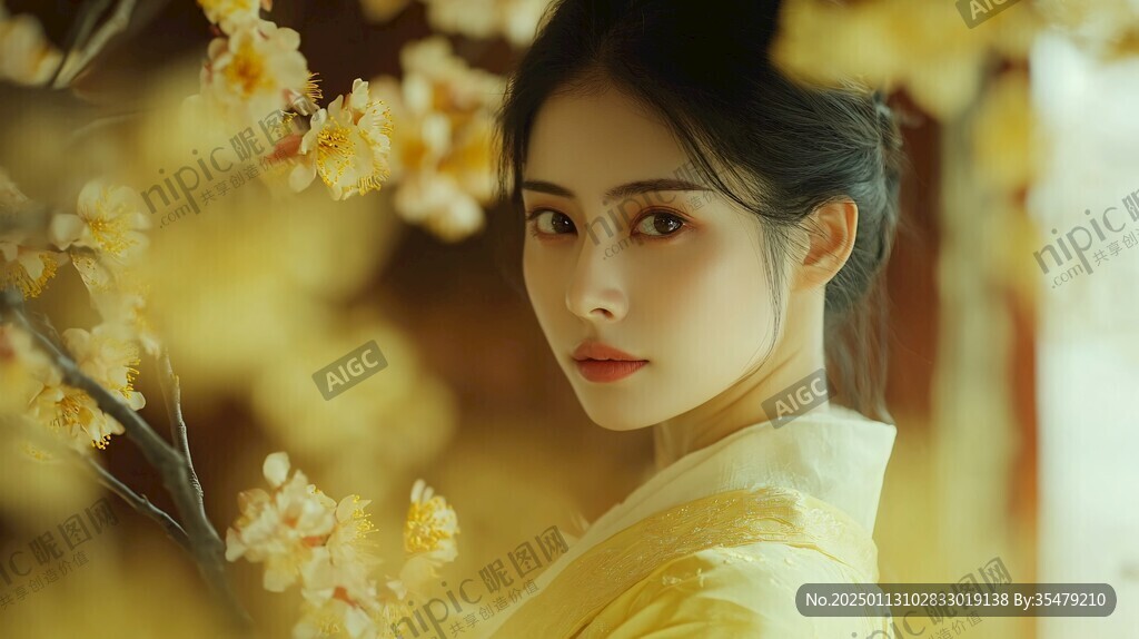 古典美女壁纸