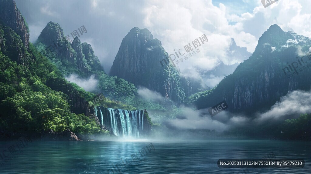 高清宽幅山水风光
