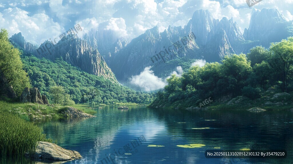 高清宽幅山水风光