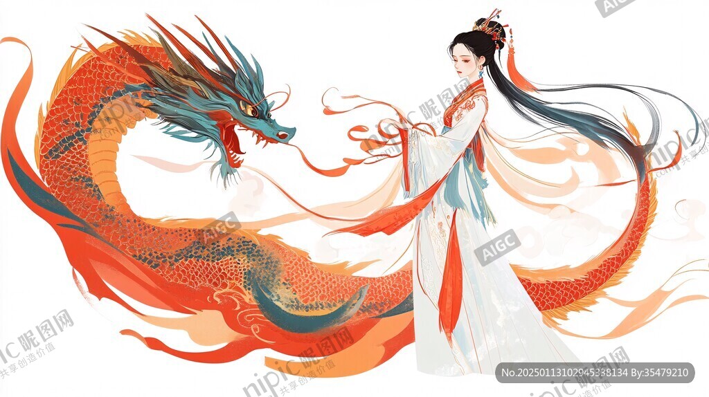 古风龙女ip