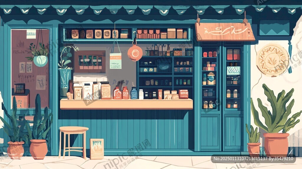 小酒馆插画
