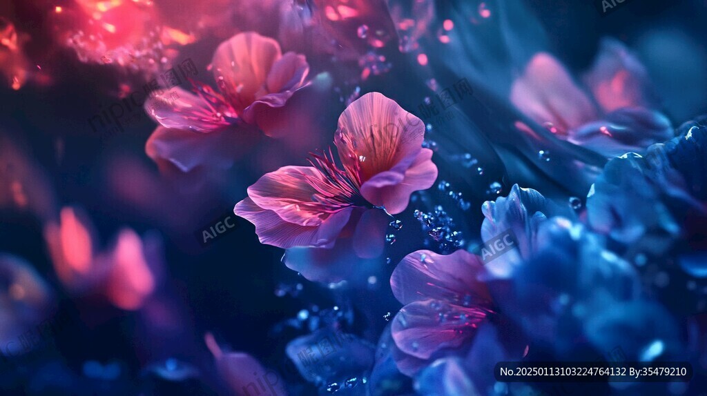 炫彩花朵壁纸