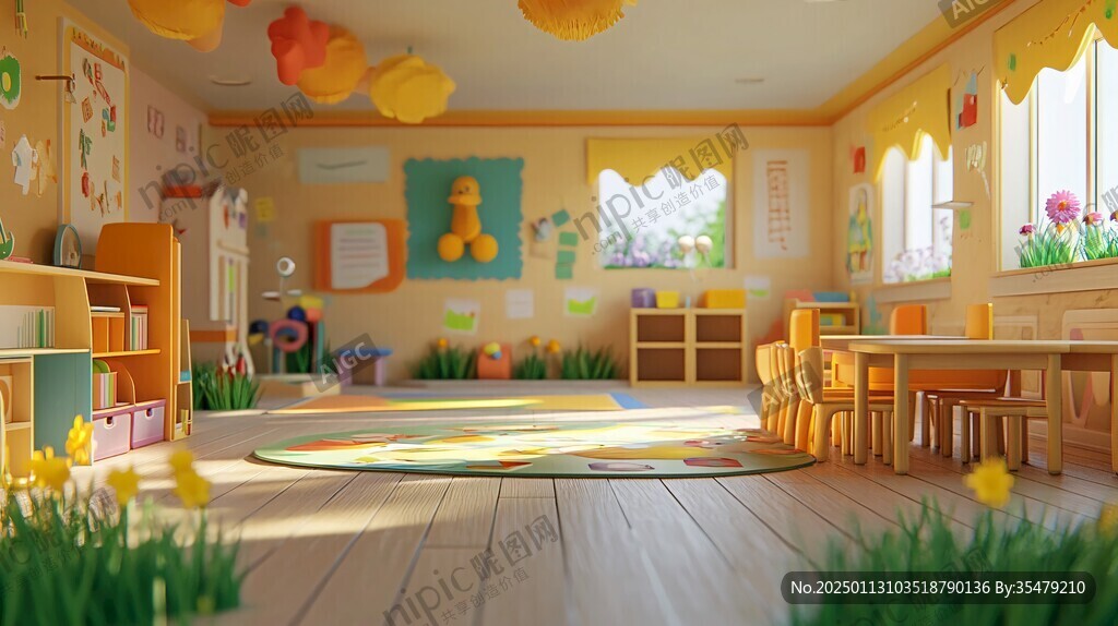 幼儿园教室场景
