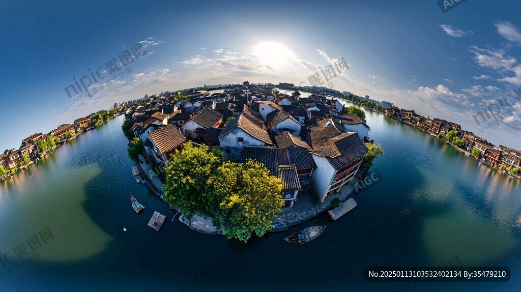 古镇360度全景图