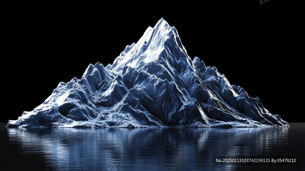 3d冰山