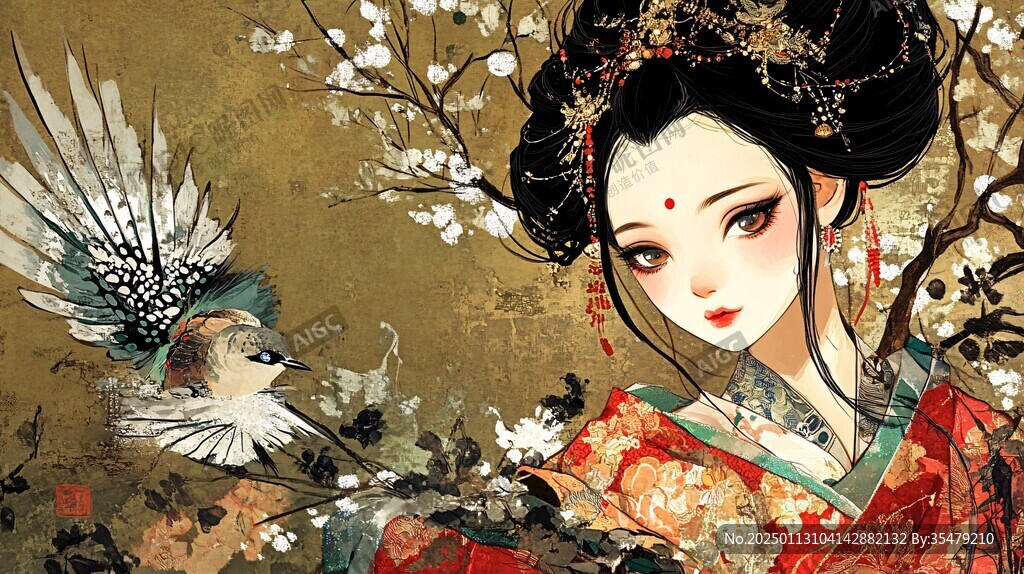 插画艺妓