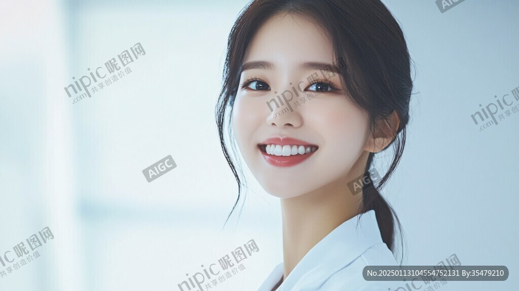 吐舌头甜美女孩