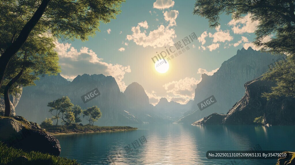 高清宽幅山水风光