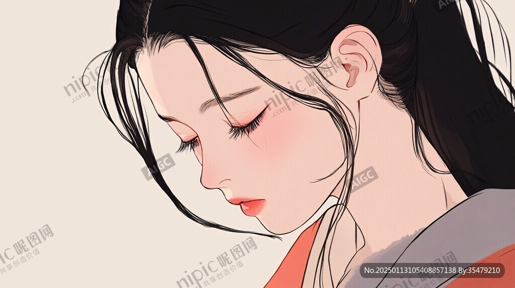 板绘人像
