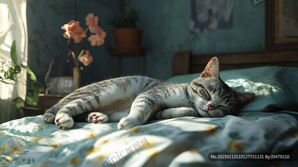 午后慵懒猫