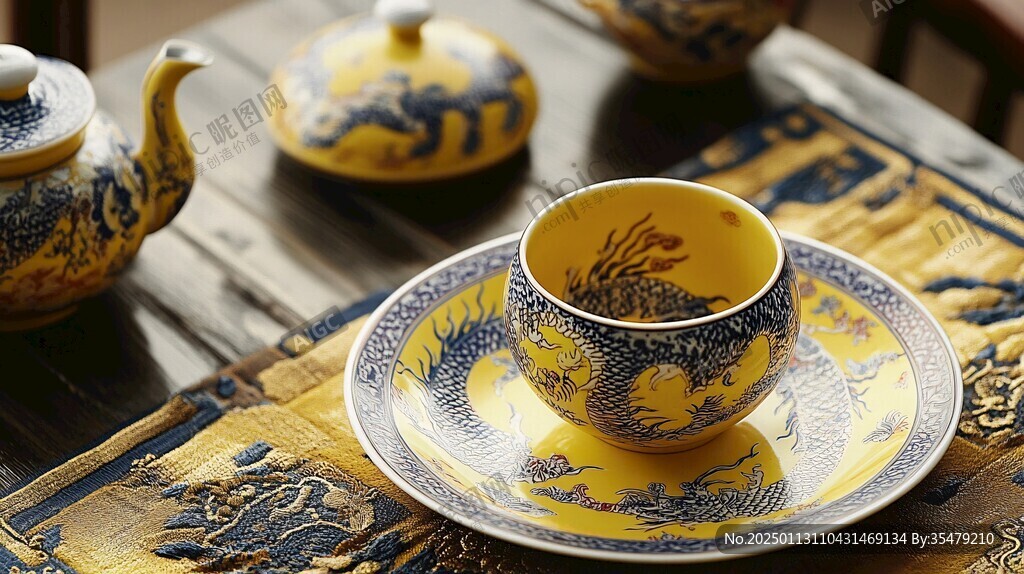 龙纹茶具