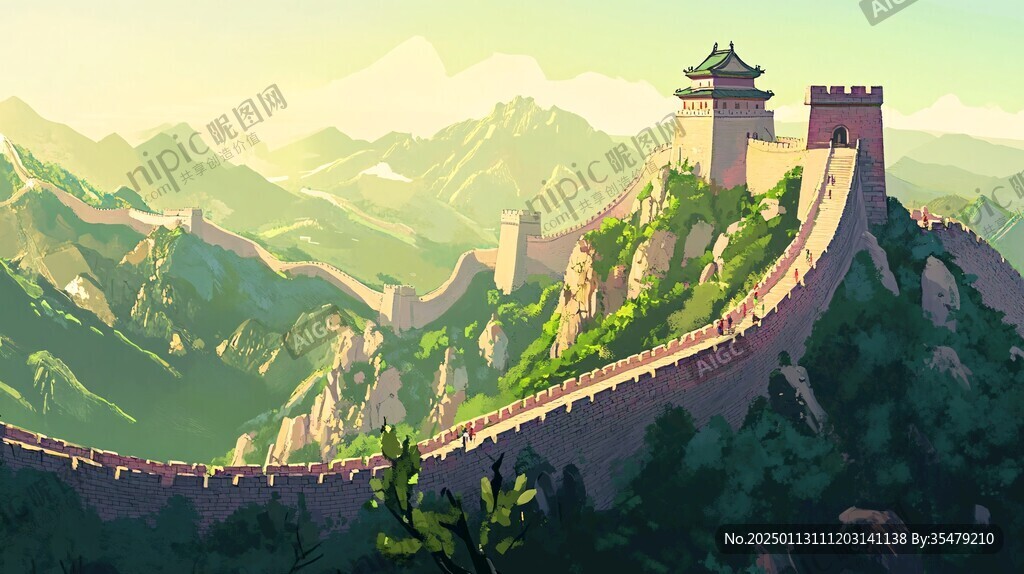 长城插画