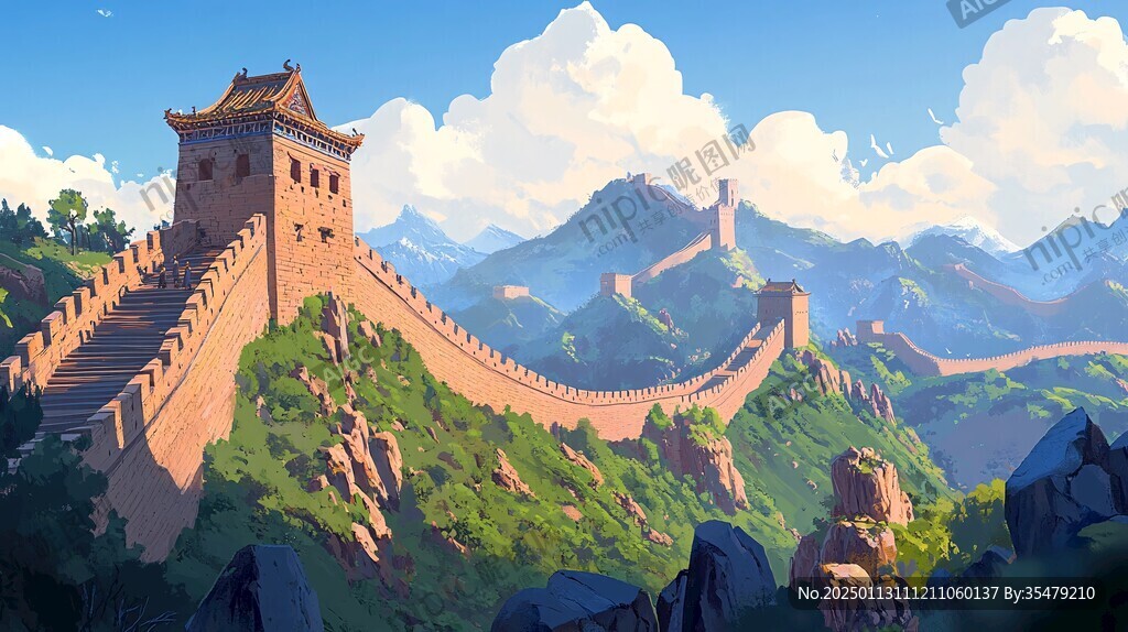 长城插画