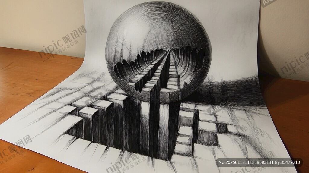 3d立体画创意绘画