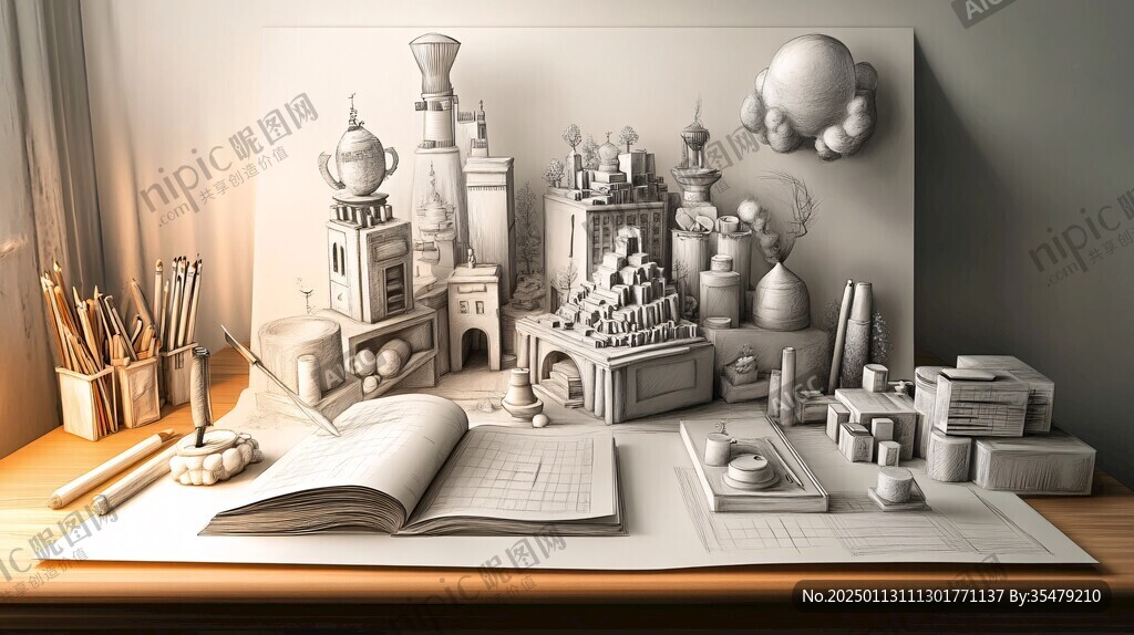 3d立体插画风格