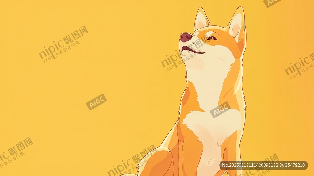 卡通柴犬壁纸