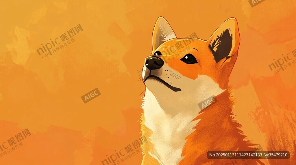 卡通柴犬壁纸