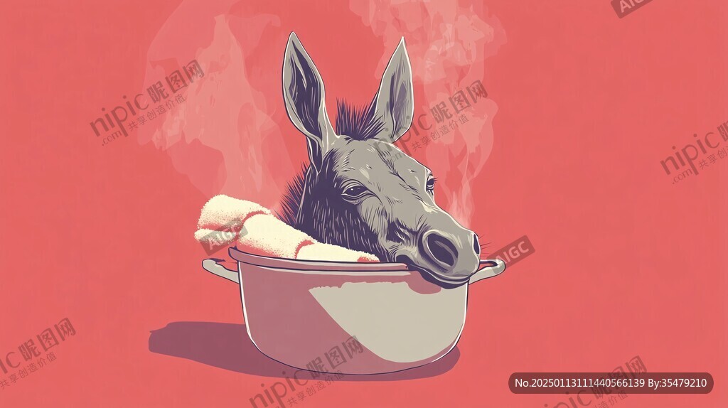南石驴肉插画