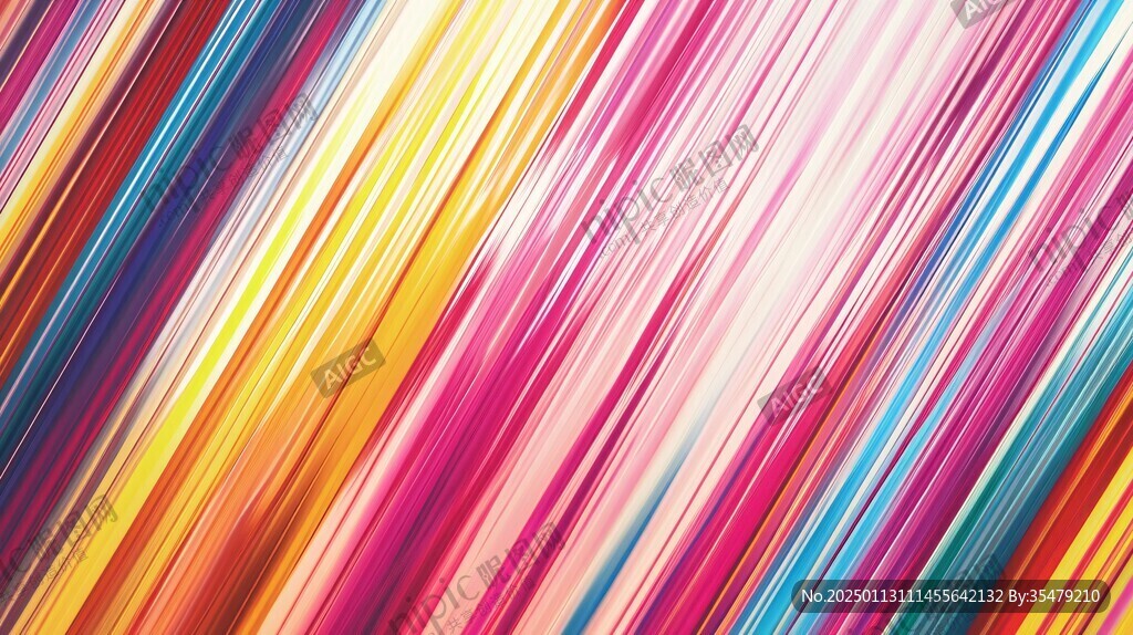 多彩竖线条渐变背景