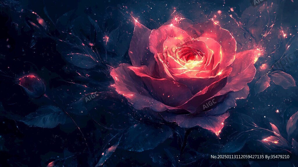梦幻玫瑰花
