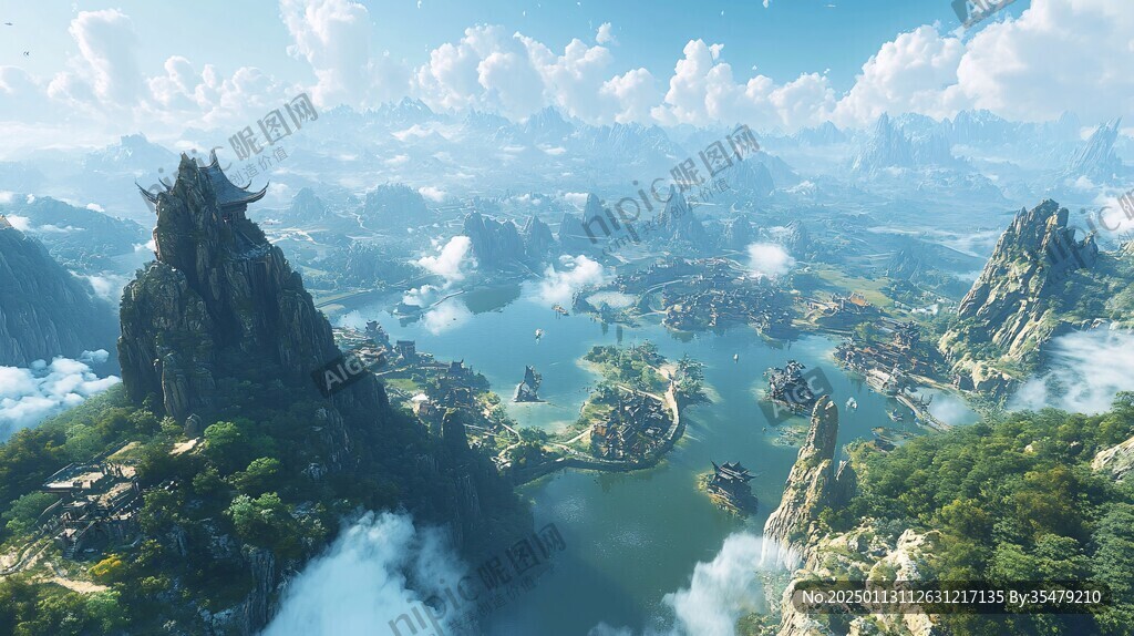 游戏山水场景
