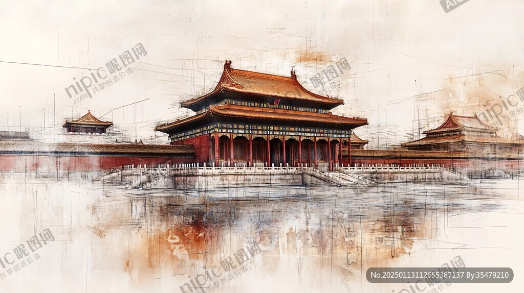 太庙插画