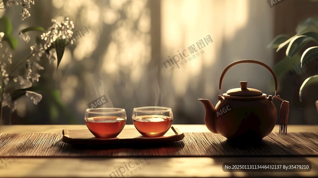晨光中的茶文化