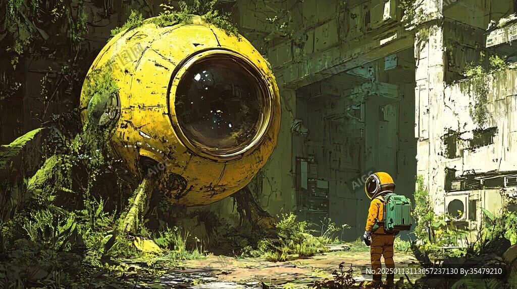 科幻题材插画
