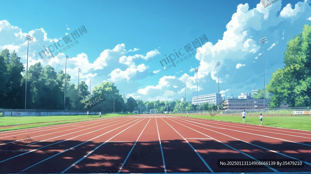 田径场全景
