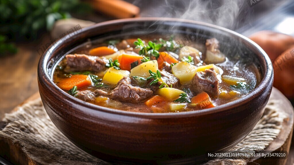高清牛肉砂锅