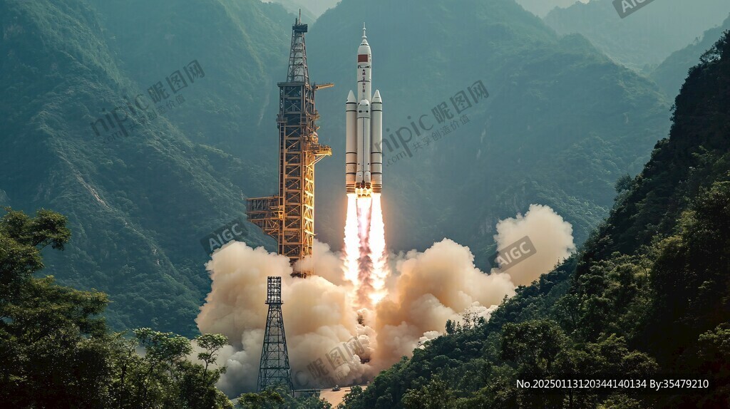 现代科技神州火箭