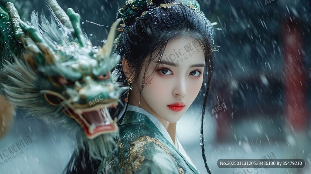古典美女壁纸