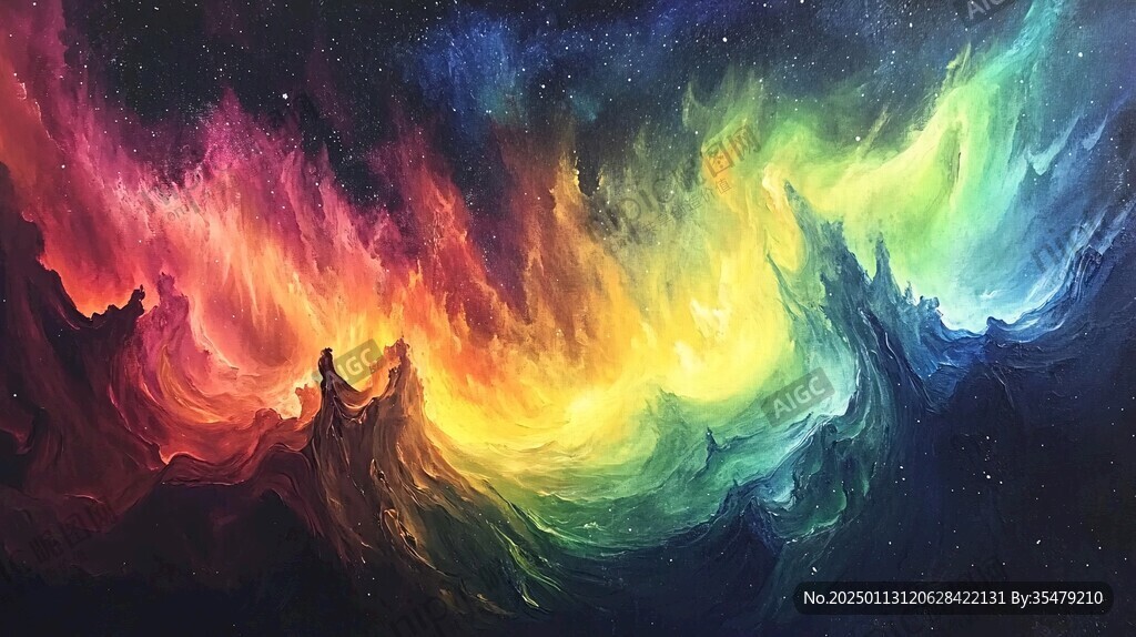 星云抽象画