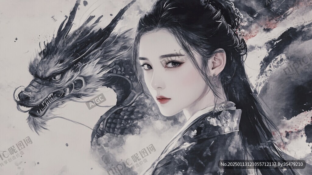 板绘人像