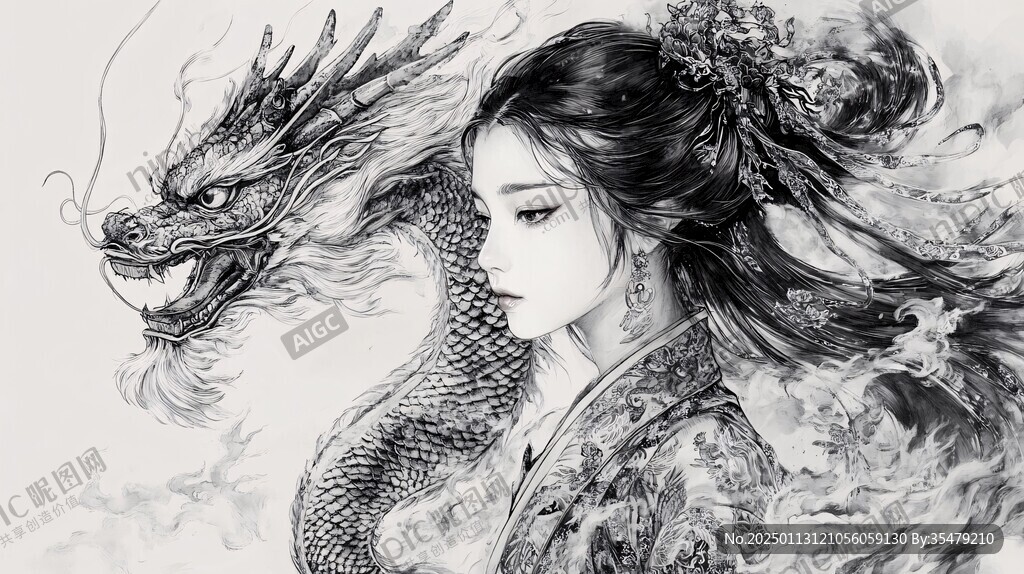 女娲手绘