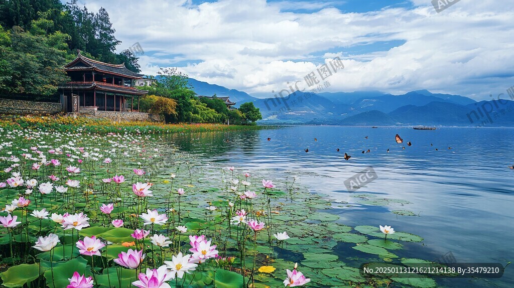 泸沽湖水性扬花