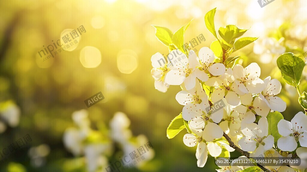 唯美梨花鲜花