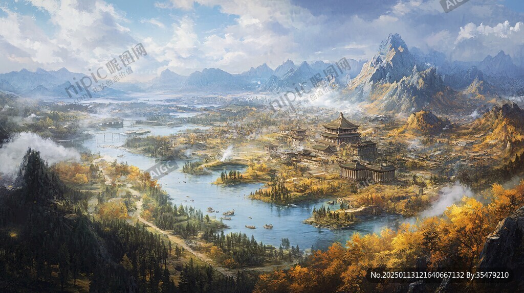 古风人物大场景