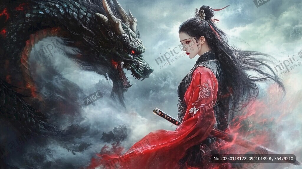 古风龙女ip