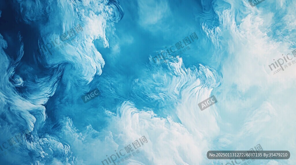 抽象梦幻泼墨背景