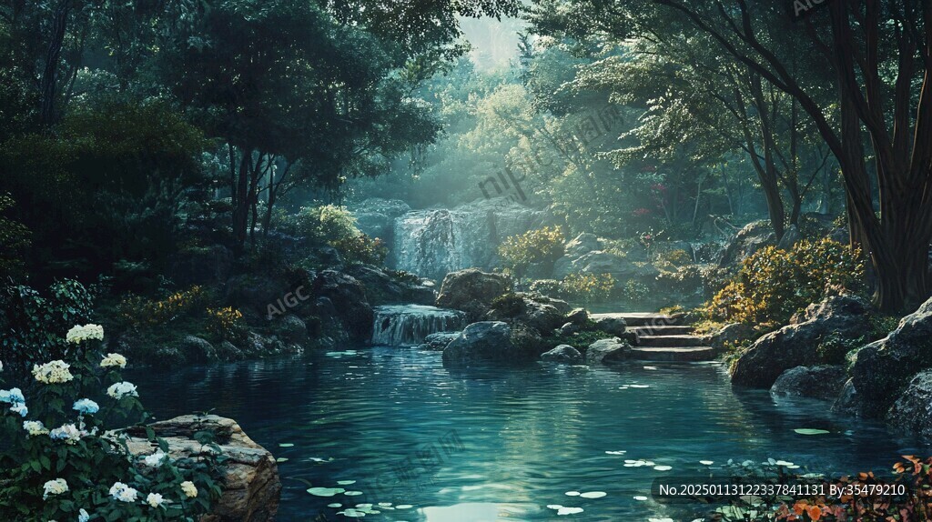 唯美园林风景