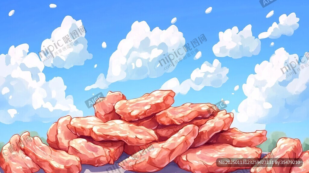 火腿肠插画
