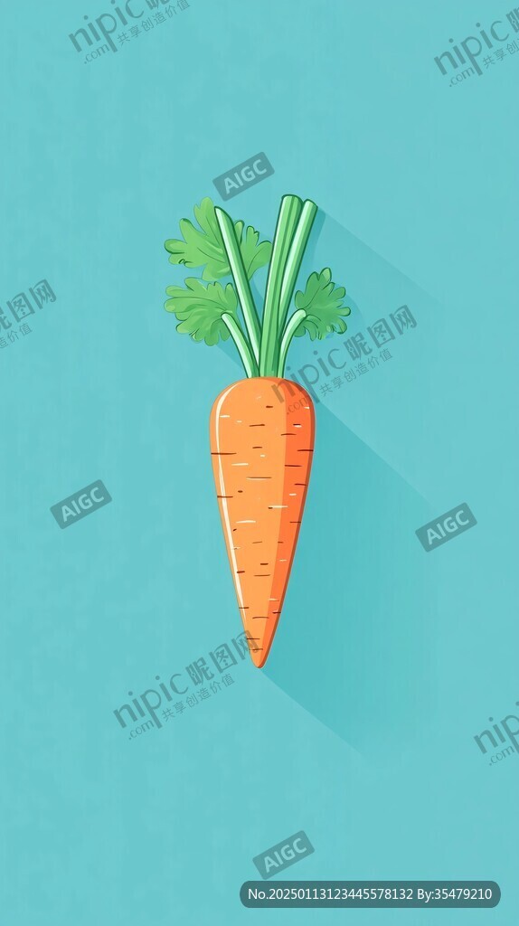 胡萝卜插画