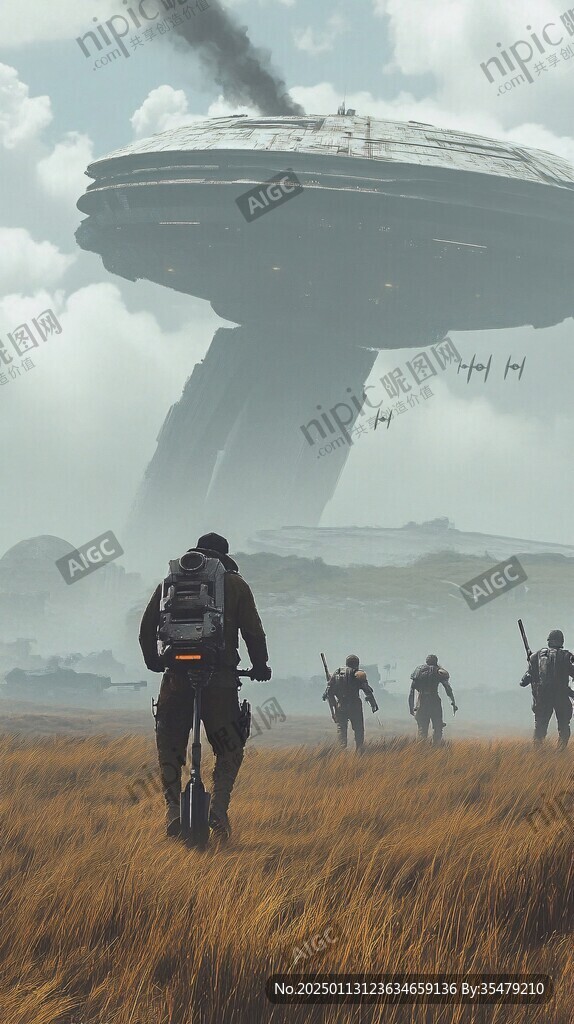 科幻题材插画
